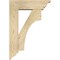 Ekena Millwork Westlake Traditional Rough Sawn Bracket w/ Offset Brace, Douglas Fir, 6"W x 18"D x 26"H BKT0604X18X26WTL01RDF - alternate 2